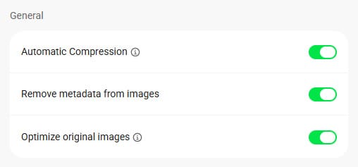 Med spa website optimization for images on WordPress